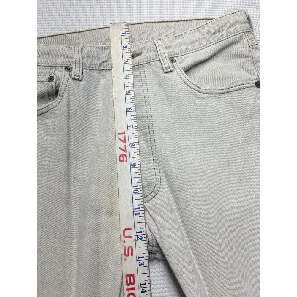 Rare Vintage Levi's 501 Jeans 32x34 Upside Down Tab Button Fly Made In USA Texas